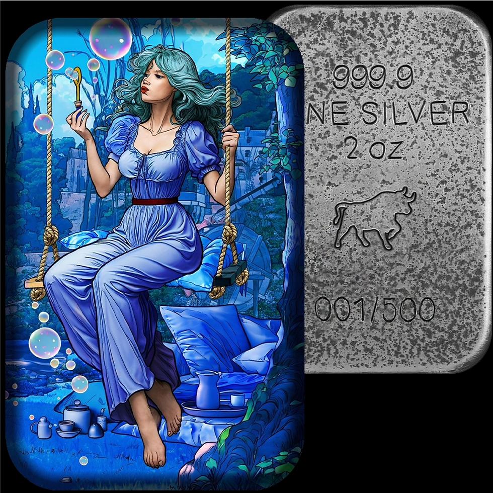 SLOTH: The Deadly Seven Sins 2 oz 999.9 silver cast bar