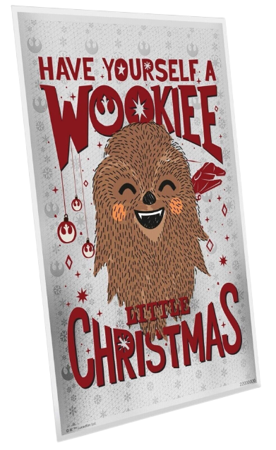 Miniaturbild: 2022 Niue Star Wars Seasons Greetings Wookie Christmas 5g Silver Foil