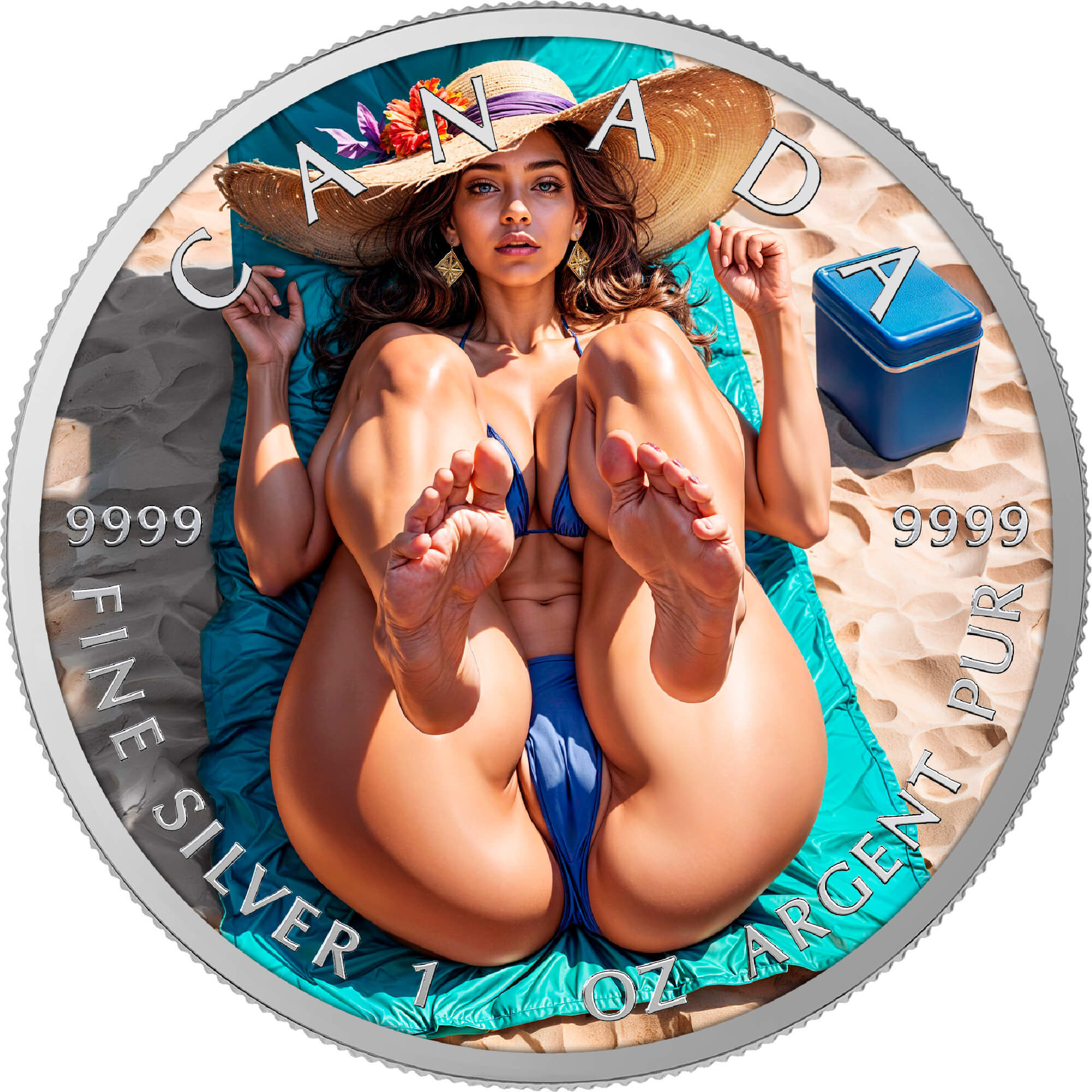 Tropical Heat - 1 oz 999.9 Silver Coin - 5$ Canada 2026