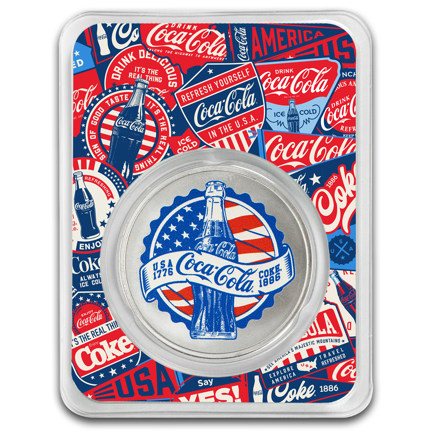 COCA COLA 140th Anniversary - 1 Oz .999 Silver Medal - USA 2026