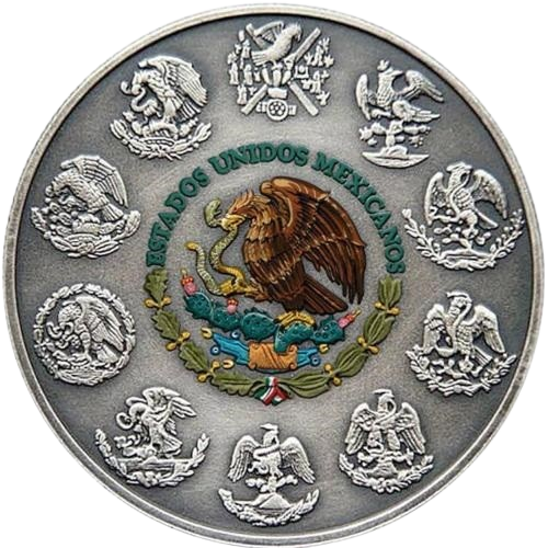 Thumbnail: CRYSTAL SKULL II Mexico Libertad 1 Oz Silver Coin 2019
