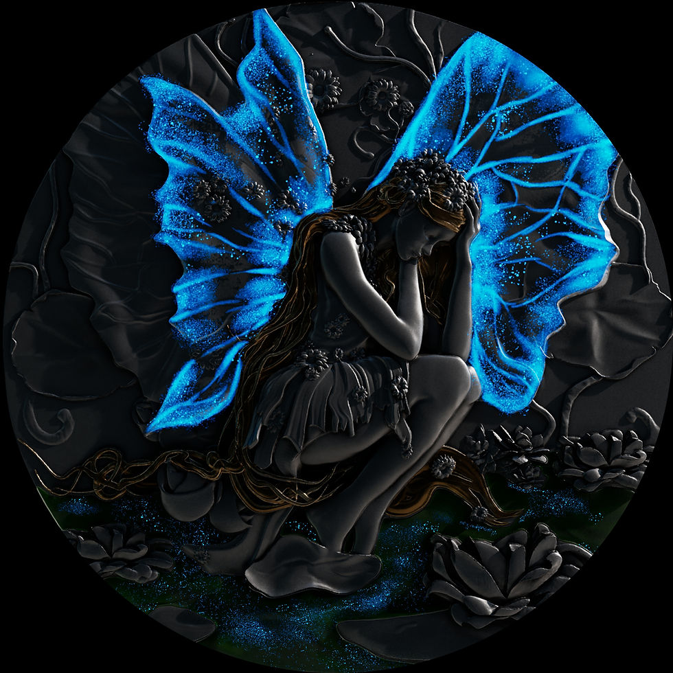 Miniature : Fairy in Magicland - 2 oz .999 Silver Coin - 2000 Francs CFA Cameroon 2025