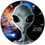 Miniatura: 2020 1 oz American Silver Eagle Alien Universe Colorized Coin