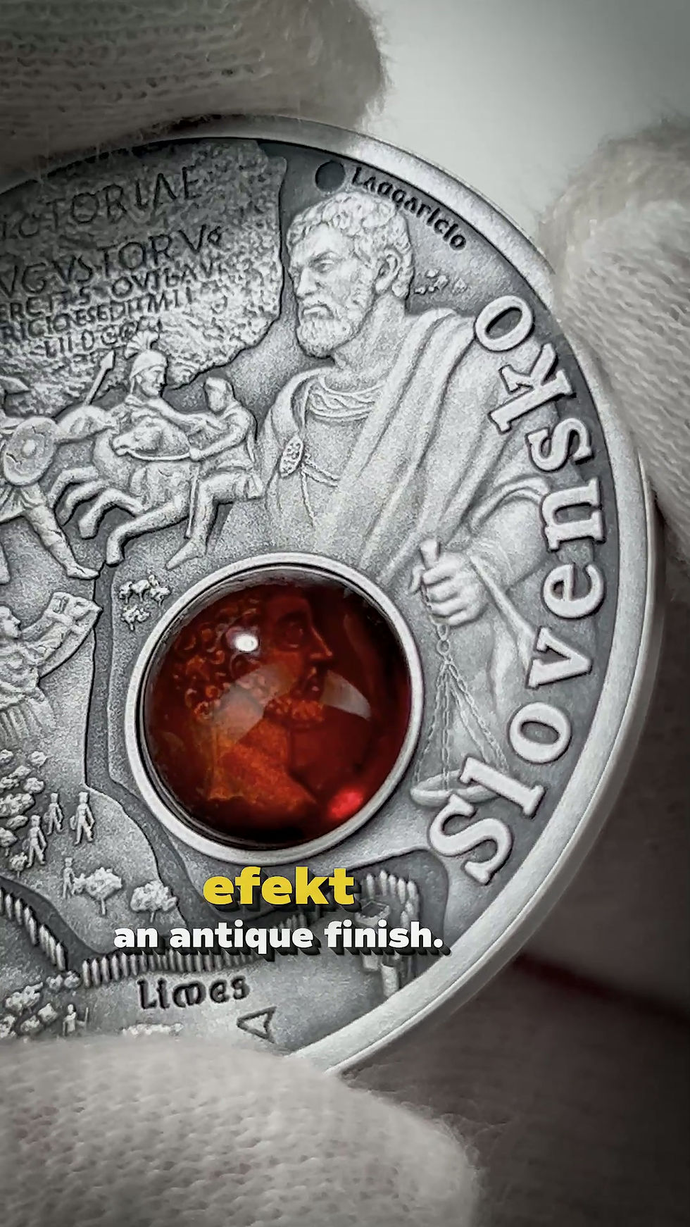 Thumbnail: Slovensko (SLOVAKIA): Amber Route Silver Coin 1$ Niue 2026