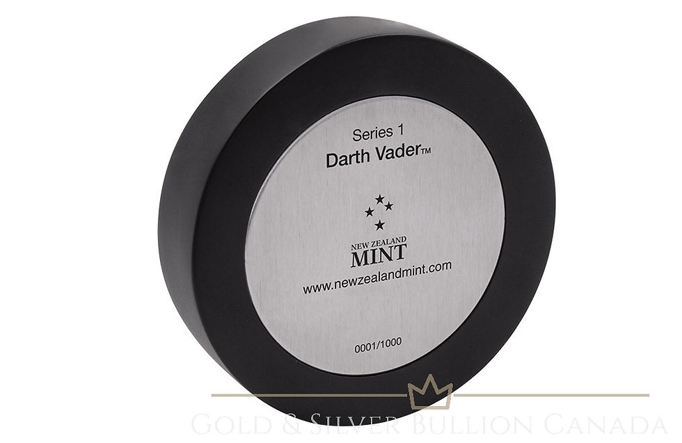 Miniatura: STAR WARS - DARTH VADER – 150 grammi .925 statua in miniatura in argento neozelandese 2019