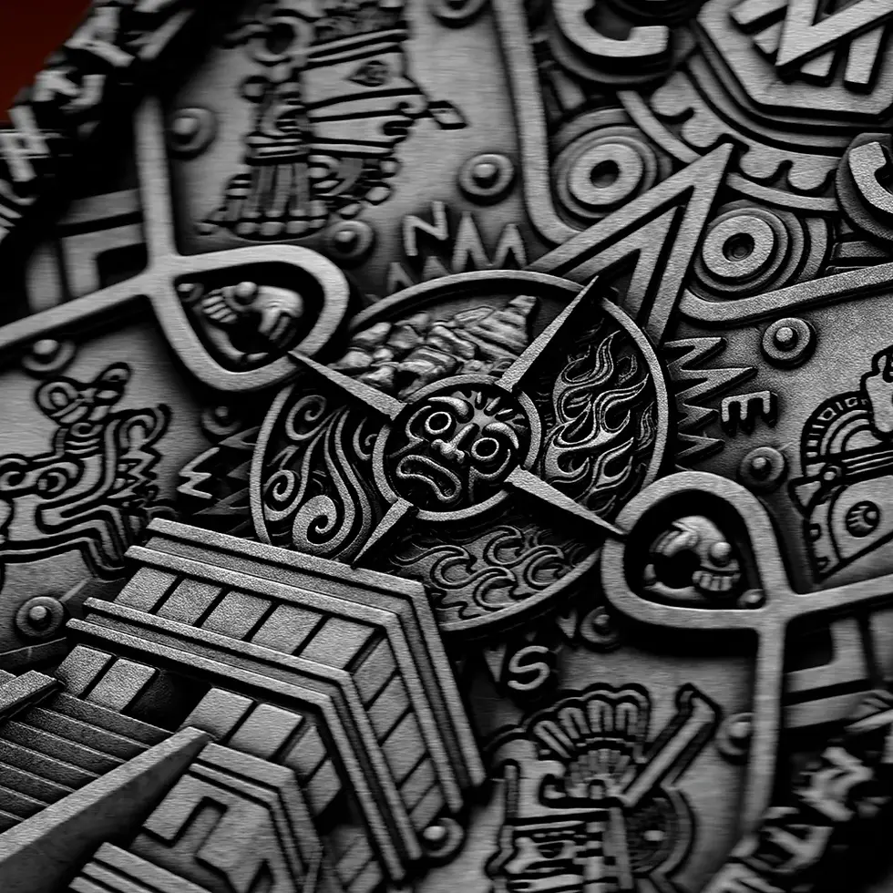 Miniature : Huitzilopochtli's Macuahuitl 2 oz .999 Silver Coin 5 Tala Samoa 2026