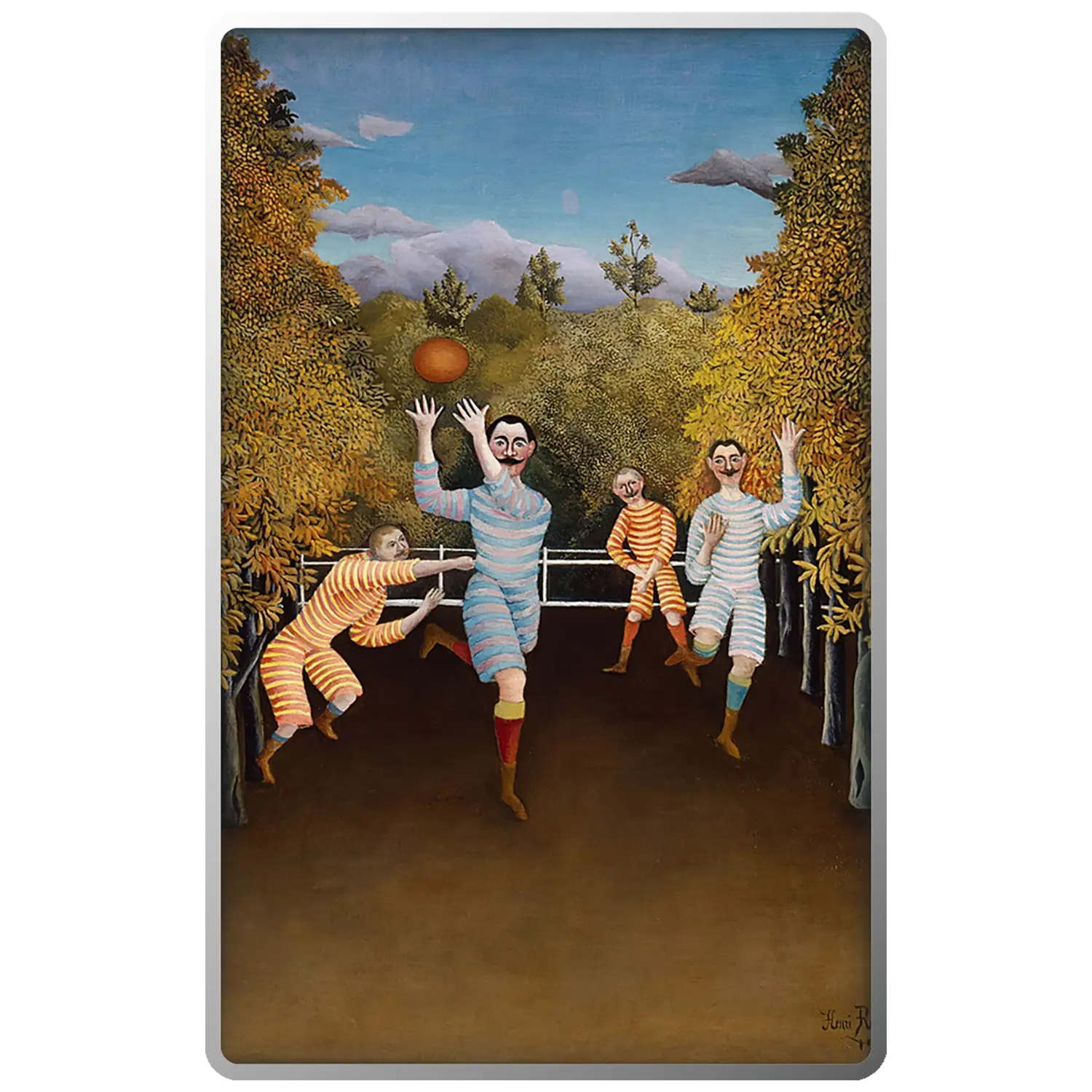 HENRI ROUSSEAU: The Football Players - 17.50g .999 Silver - 500F Cameroon 2026