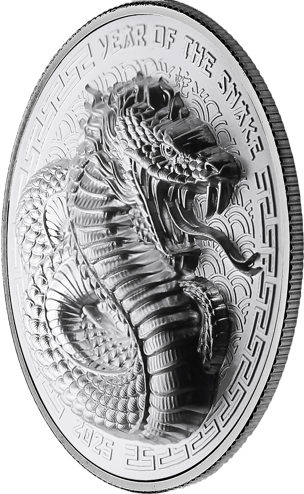 Miniatura: 2025 Fiji Year of the Snake UHR 1 oz .999 Silver Coin