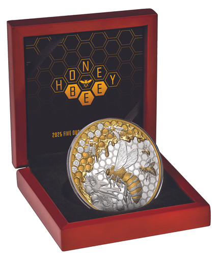 【高騰中】HONEY BEE 2ozSilverCoin5$Niue2021銀貨 高騰中】HONEY BEE 2ozSilverCoin5$Niue2021銀貨 【高騰中