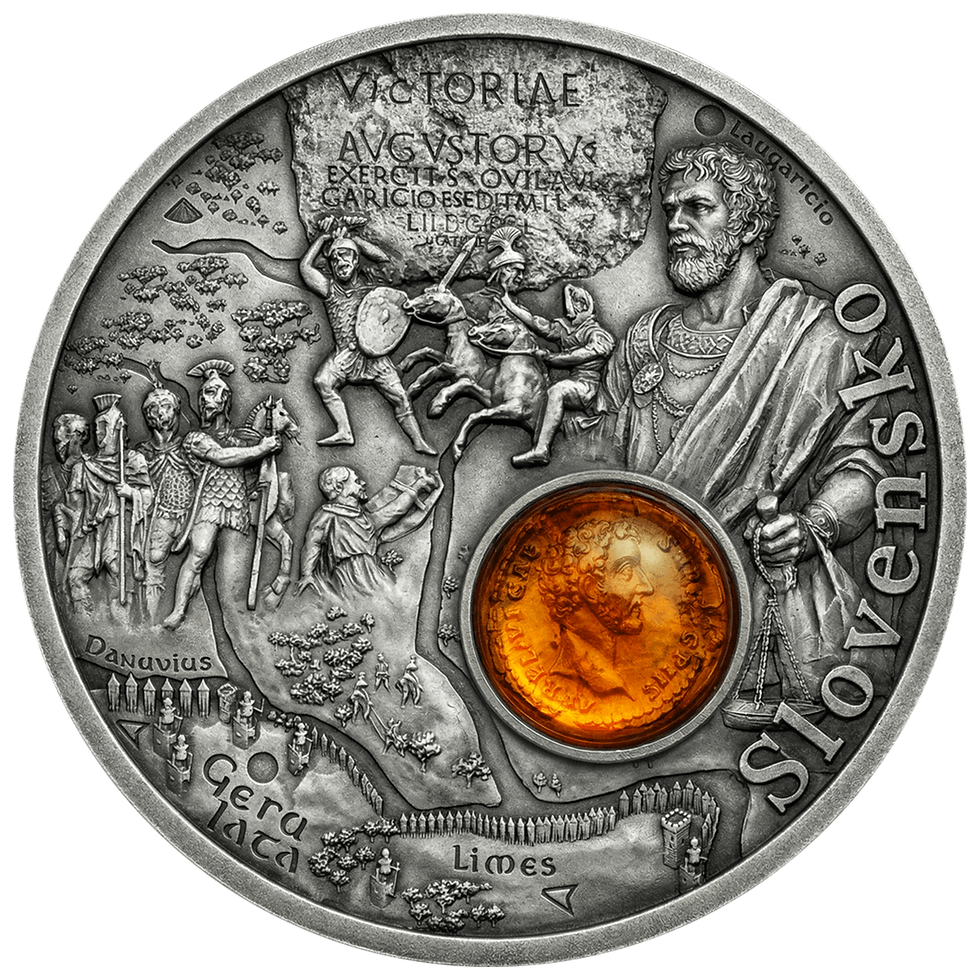 Thumbnail: Slovensko (SLOVAKIA): Amber Route Silver Coin 1$ Niue 2026