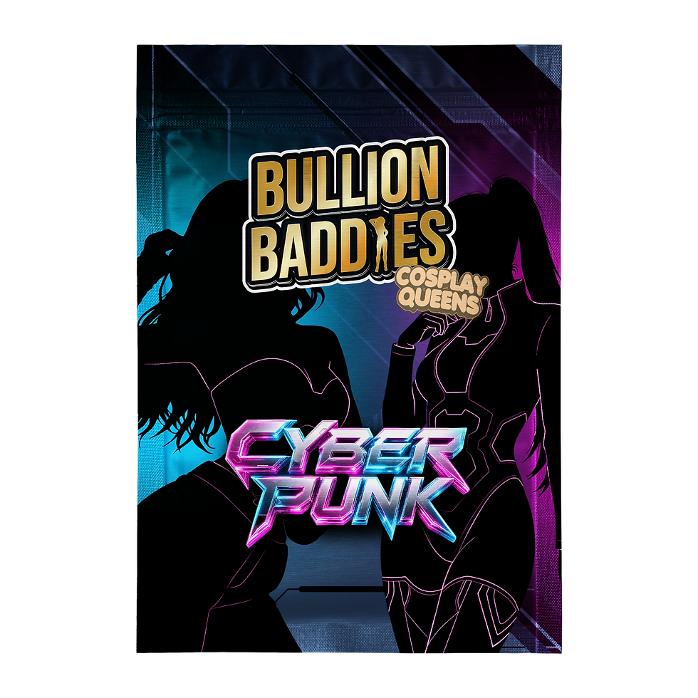 Miniaturbild: Bullion Baddies Special Edition Luxe Pack 4: Cyber Punk 1oz .999 Silver Bar