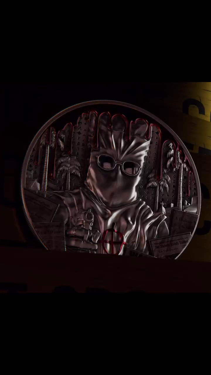 Thumbnail: Zodiac Killer - True Crime Series - 2 oz  .999 Silver Coin - 10000F Chad 2025