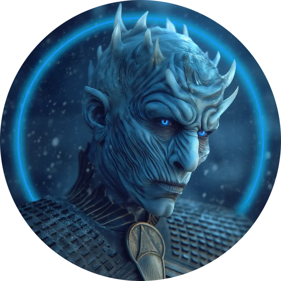 Miniature : 2025 1oz .999 Colorized Silver Medal Night King Game of Thrones