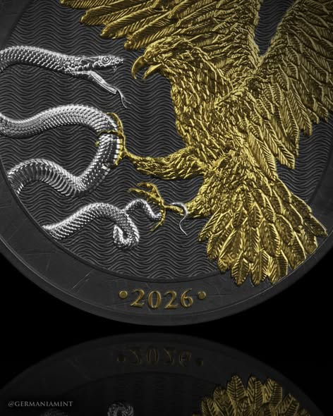 Thumbnail: Golden Eagle Special Edition - 1 oz 999.9 Silver Colorized - 5 Euro Malta 2026