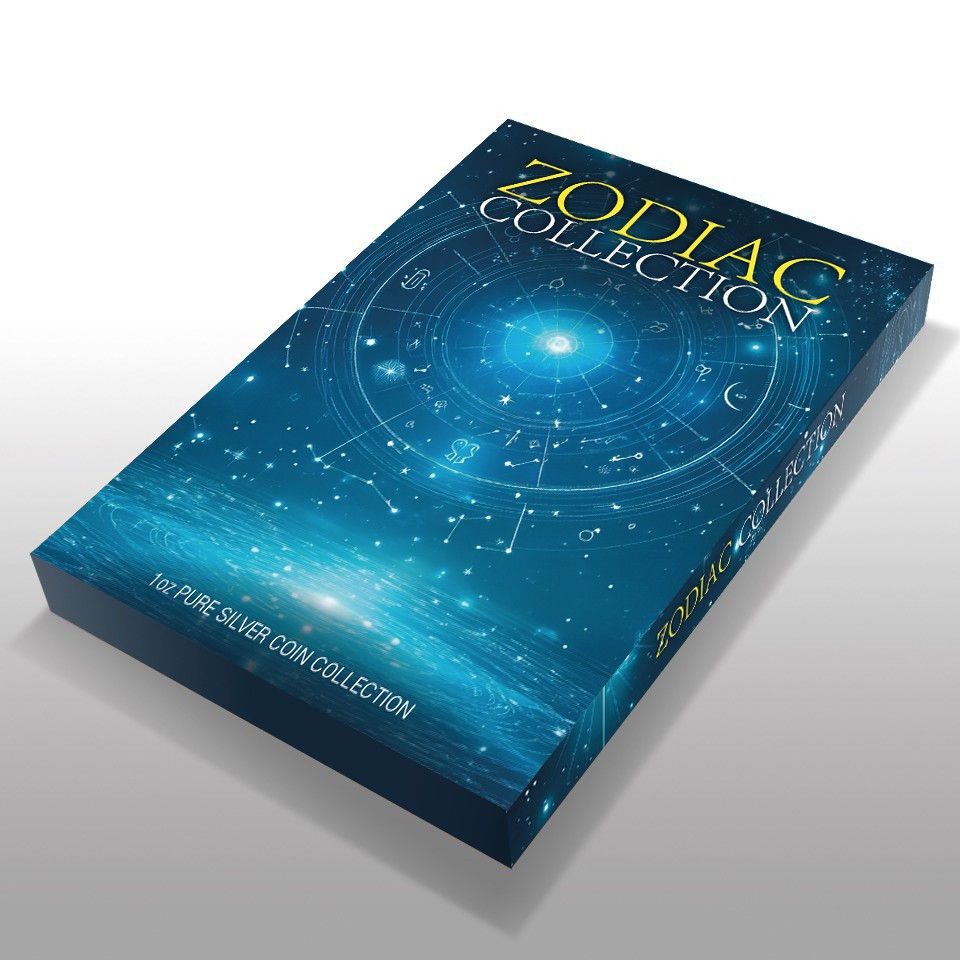 Miniatura: Gemini: Zodiac Signs Goddesses series - 1oz .999 Silver Coin 5 Cedis Ghana 2026