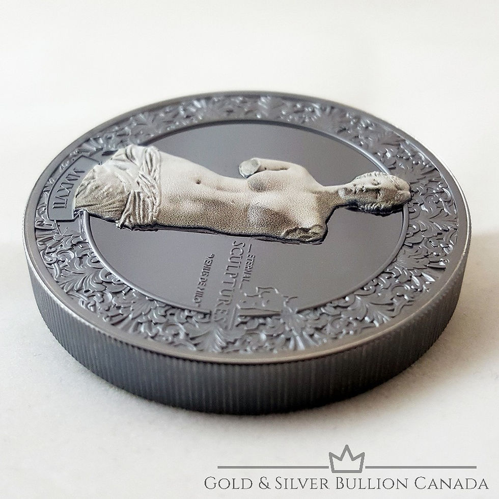 Miniaturbild: VENUS DE MILO Eternal Sculptures Aphrodite 2 Oz Silbermünze 10$ Palau 2017