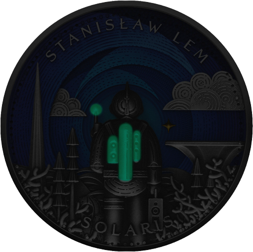 Miniatura: Solaris - Stanislaw Lem, Master of Science Fiction 2 oz .999 Silver Malta 2022