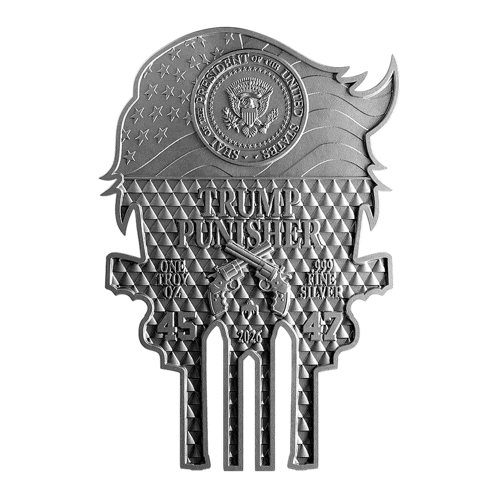 Miniatura: Trump Punisher 1 oz Pure Silver Collectible