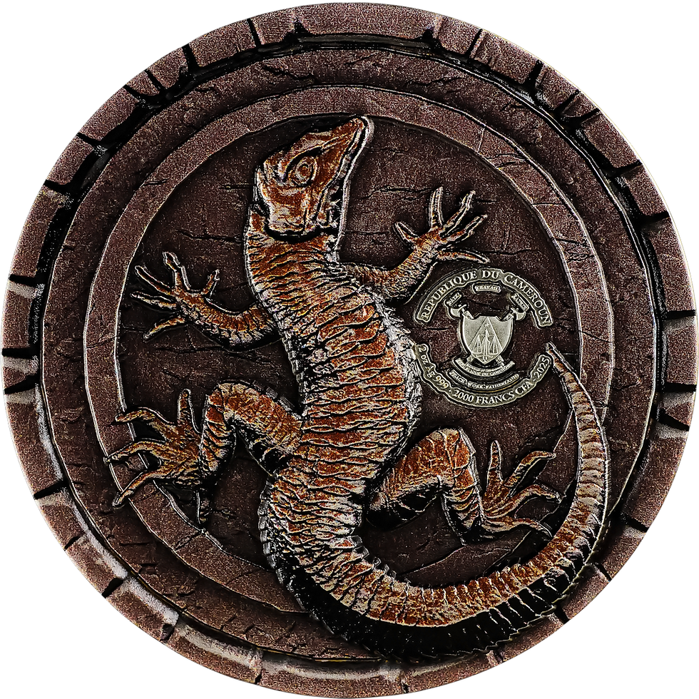 Miniature : Basilisk: The Gaze of Death - Legends of the Serpentine Realm - 2 oz Silver 2025