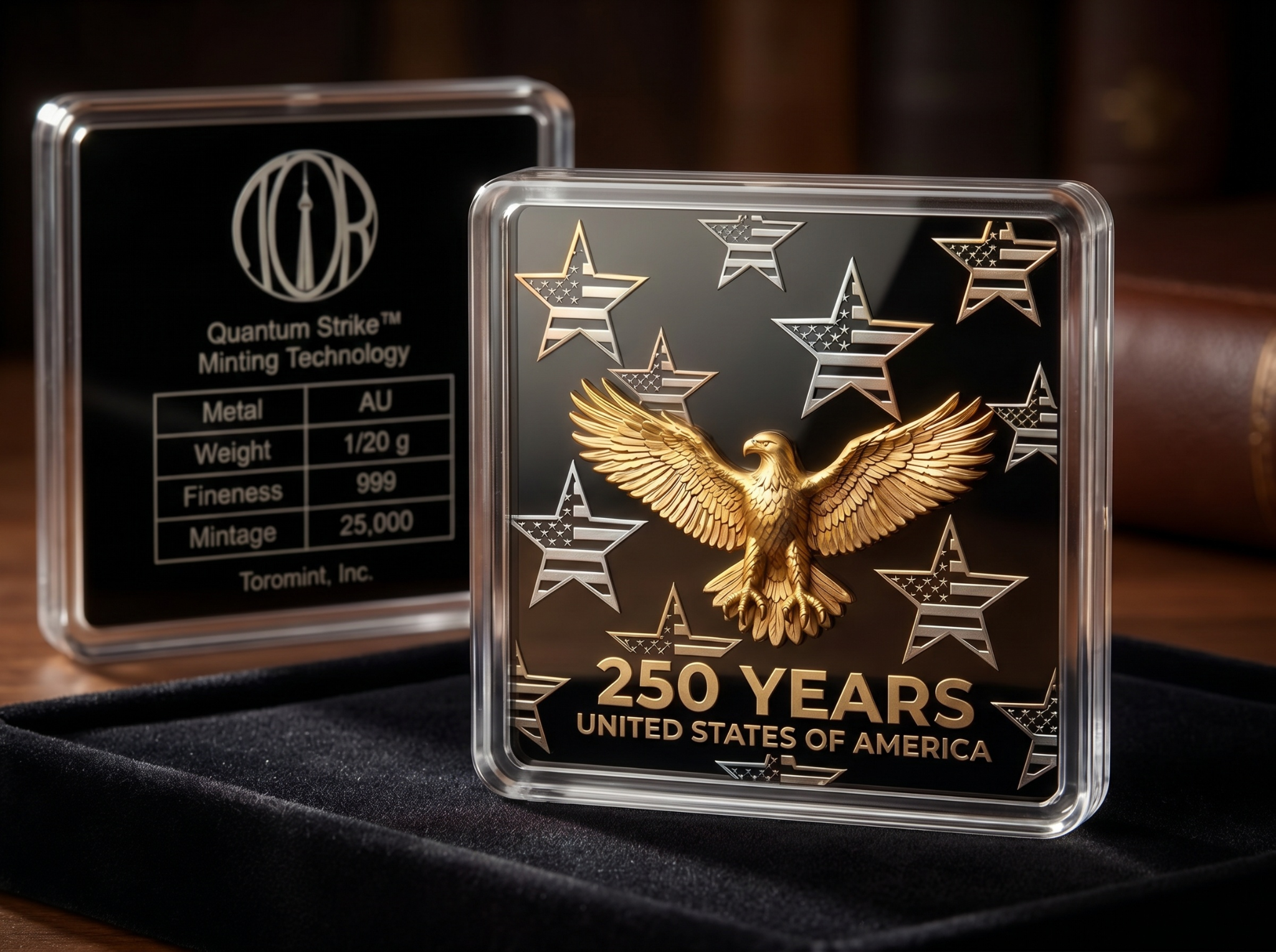 AMERICAN EAGLE 250th ANNIVERSARY 1/20Gram .999 Gold in Assay