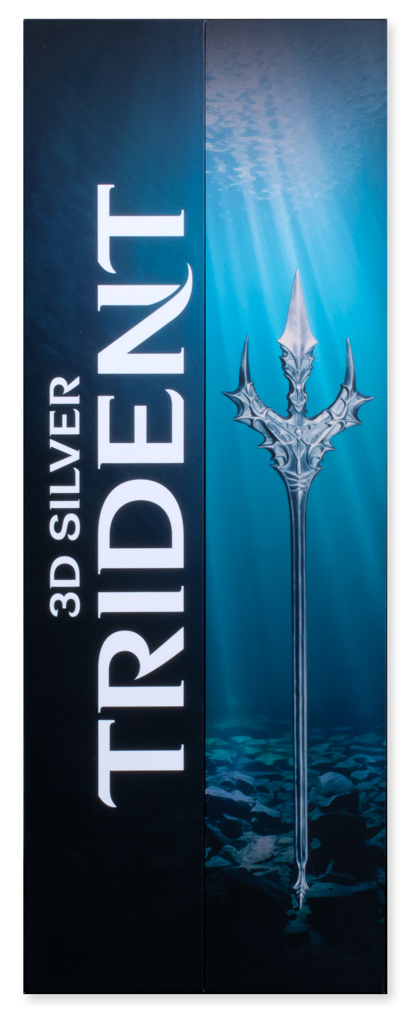 Miniatura: NEPTUNE TRIDENT 3D Shaped 5 Oz Silver Coin 10$ Samoa 2025