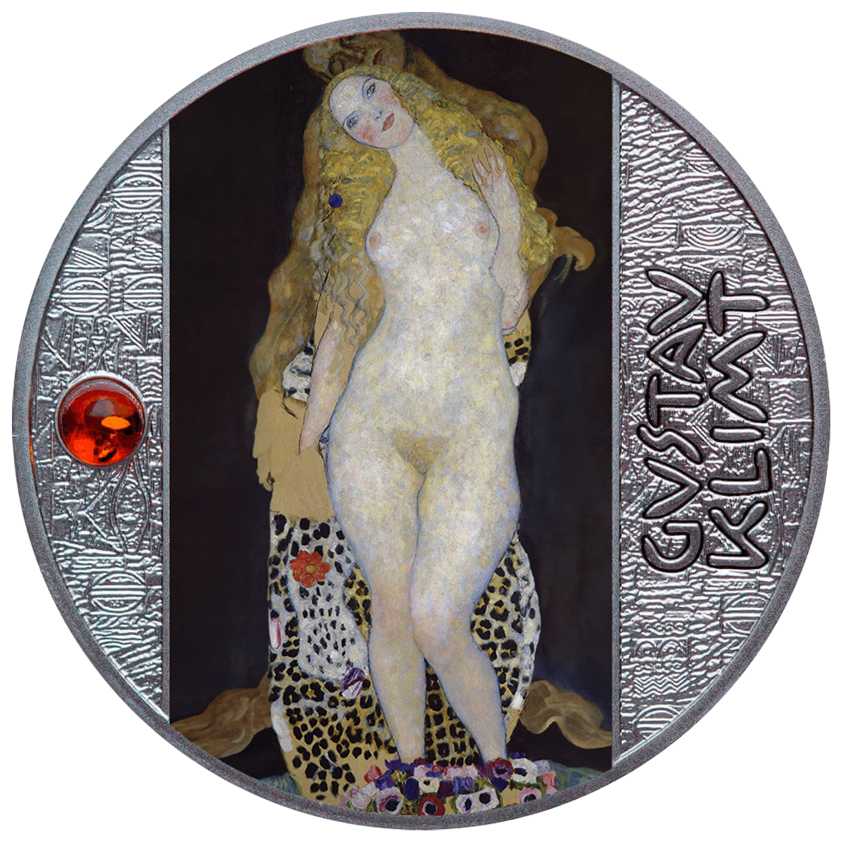ADAM AND EVE Gustav Klimt Silver Coin 500 Francs Cameroon 2024
