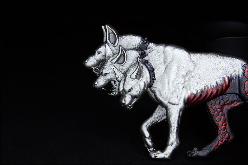 Miniatura: 2025 Korea Mythical Beasts The Cerberus Stacker 2 oz Silver Medal