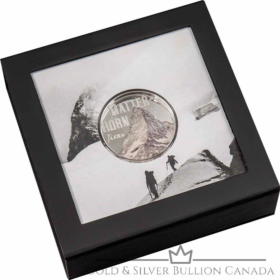 Miniatura: MATTERHORN Moneda Plata 2 Oz 10 $ Cook Islands 2022