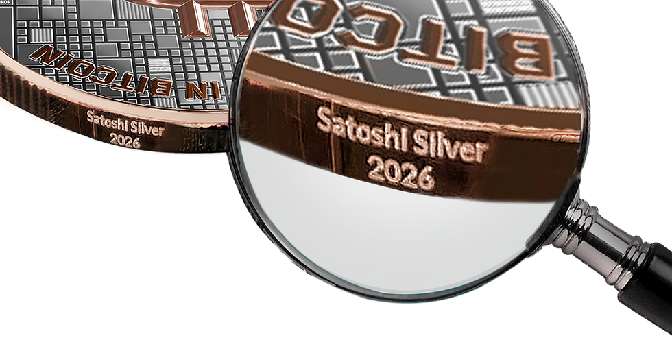 Miniatura: Project Crab: Rose Gold Edition Silver Coin Satoshi 2026 in ApoPaxx