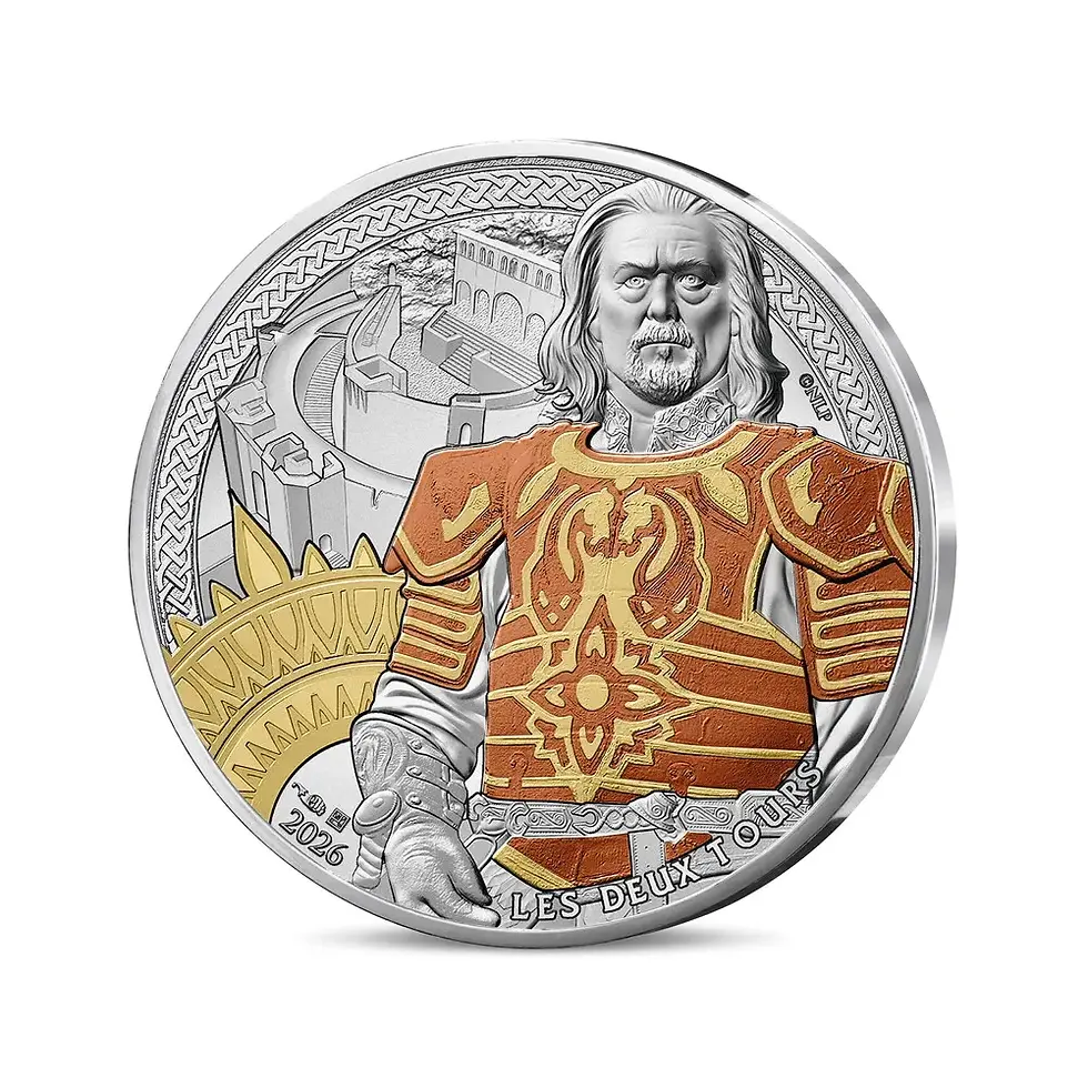 Thumbnail: Theoden- 13g Silver Coin 10€ France 2026 (Lord Of The Rings)