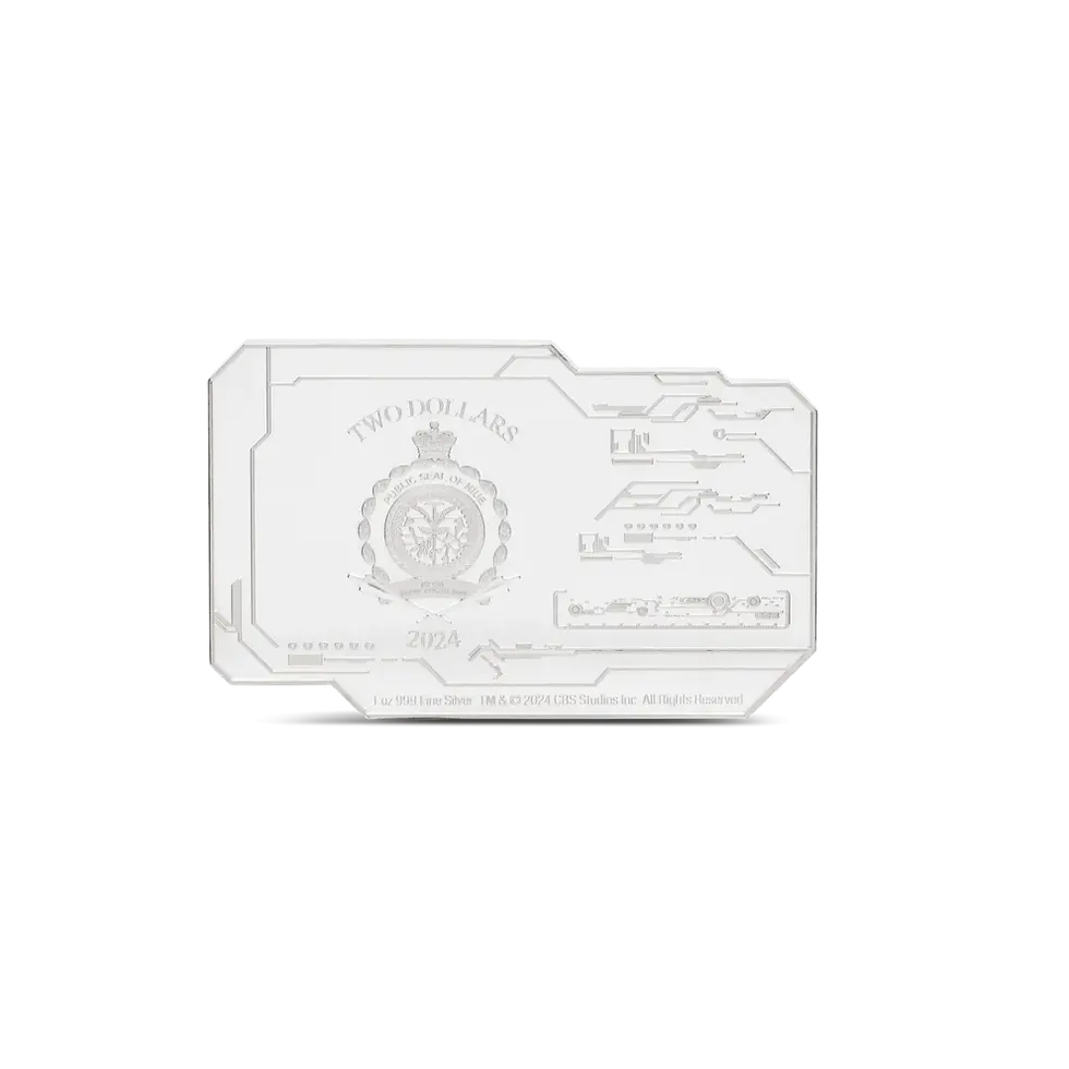 Miniatura: Star Trek Vehicles – U.S.S. Enterprise NCC-1701-D 1oz .999 Silver Coin