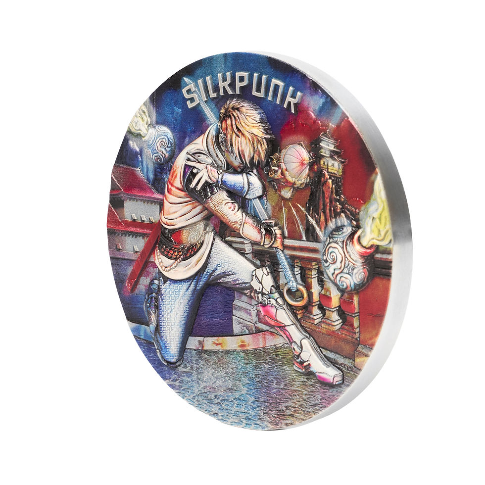 Miniatura: Silkpunk - The Punk Universe - 200g .999 Silver High Relief 15$ Niue 2025