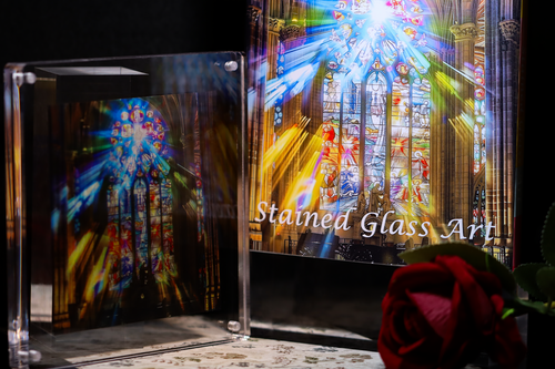 Stained Glass Art - Divine Light - 1oz .999 Silver 1000 Francs CFA