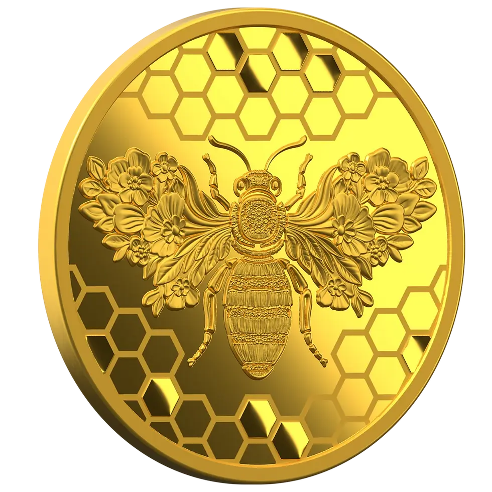 Miniaturbild: Gold Bee - 1,24 g .999 Gold Proof Coin - 5$ Niue 2026
