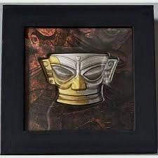 Miniaturbild: Latitude 30 North Mask MYSTERIES OF THE WORLD – 2021 2 oz Special Shape Pure Sil