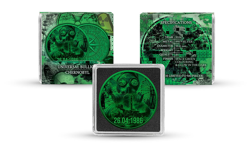 Miniature : Chernobyl disaster: 40th Anniversary - 1oz 999.9 Silver Coin 2026