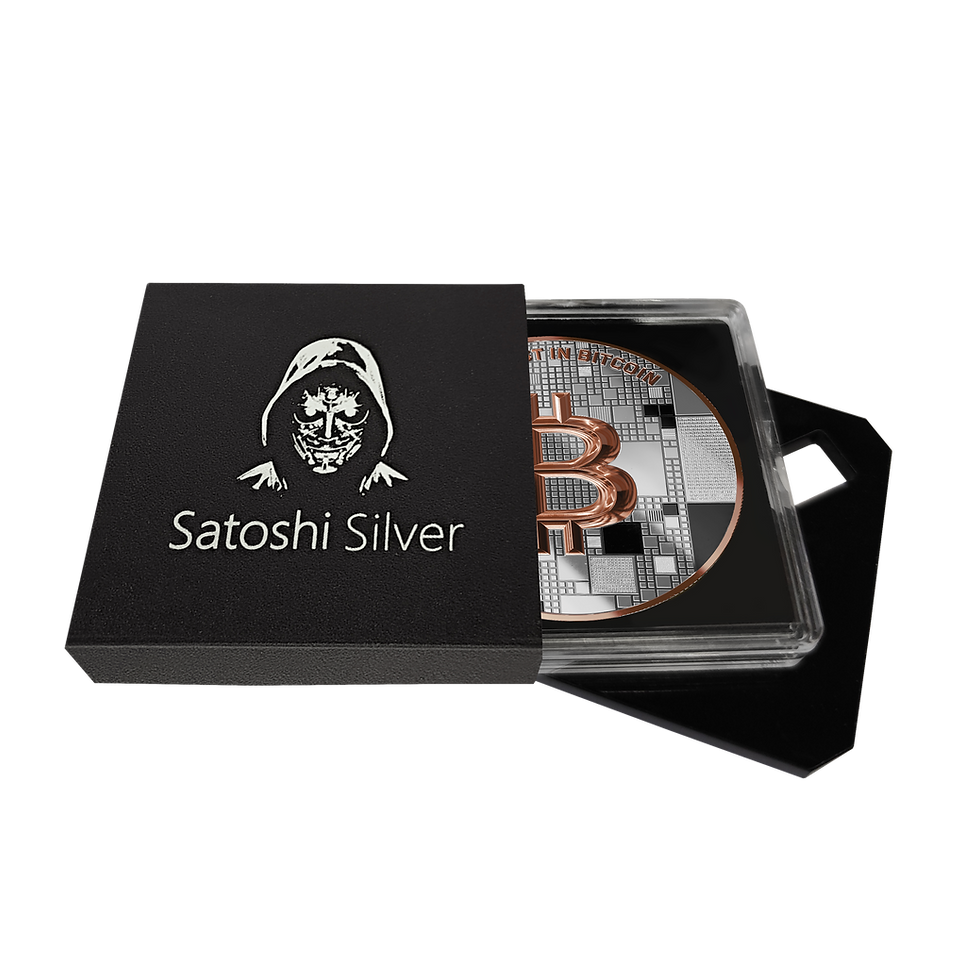 Miniatura: Project Fish: Ruthenium Rose Gold Edition Silver Coin Satoshi 2026 in ApoPAXX