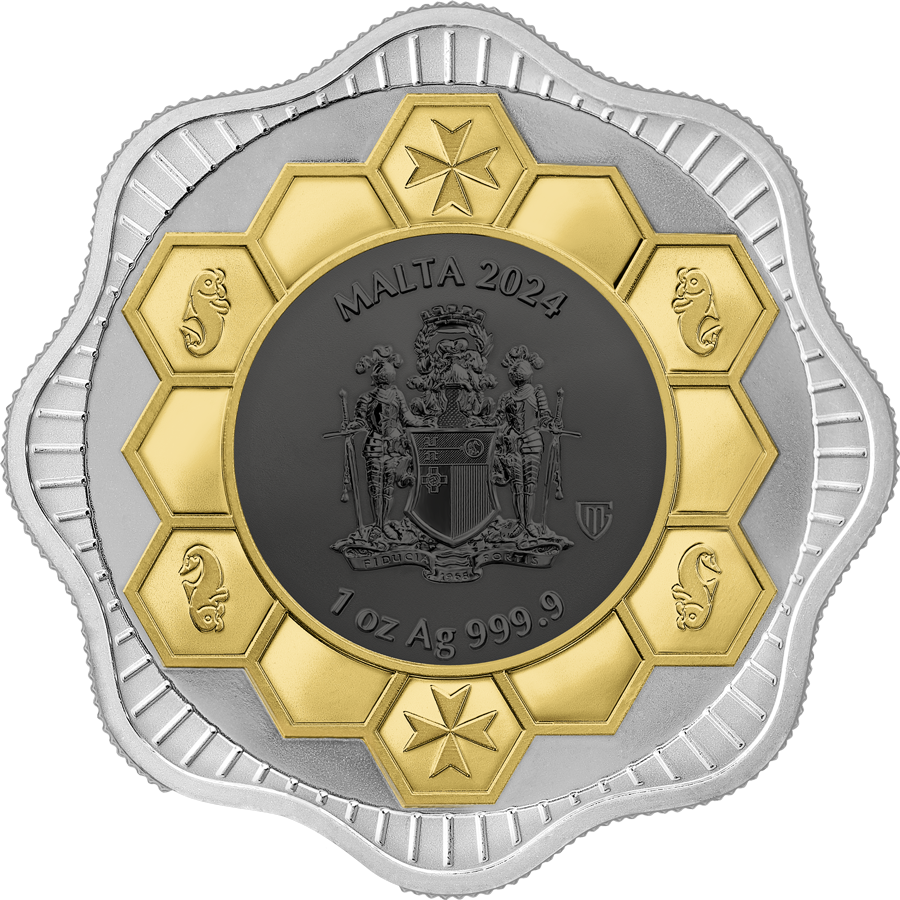 Miniaturbild: 2024 Malta Maltese Bee 5 Euro 1 oz Silver BU