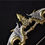Miniaturbild: 2025 South Korea Divine Weapons Crescent Bow 2 oz Silver Antiqued Shaped Coin