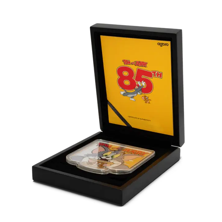 Miniatura: 2025 Niue Warner Bros Tom and Jerry 85th Anniversary 5 oz Silver Coin