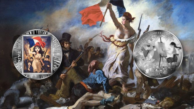 Thumbnail: Liberty Leading the People – AI•NIME Art series 1/2oz .999 Silver Cameroon 2025