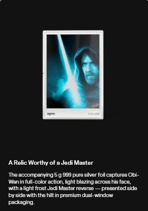 Thumbnail: Star Wars: Obi-Wan Kenobi - Lightsaber Silver Collectible Set