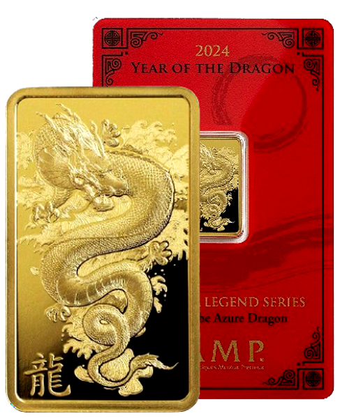 2024 Pamp Suisse Legend of the Azure Dragon 5g Gold Bar | Gold