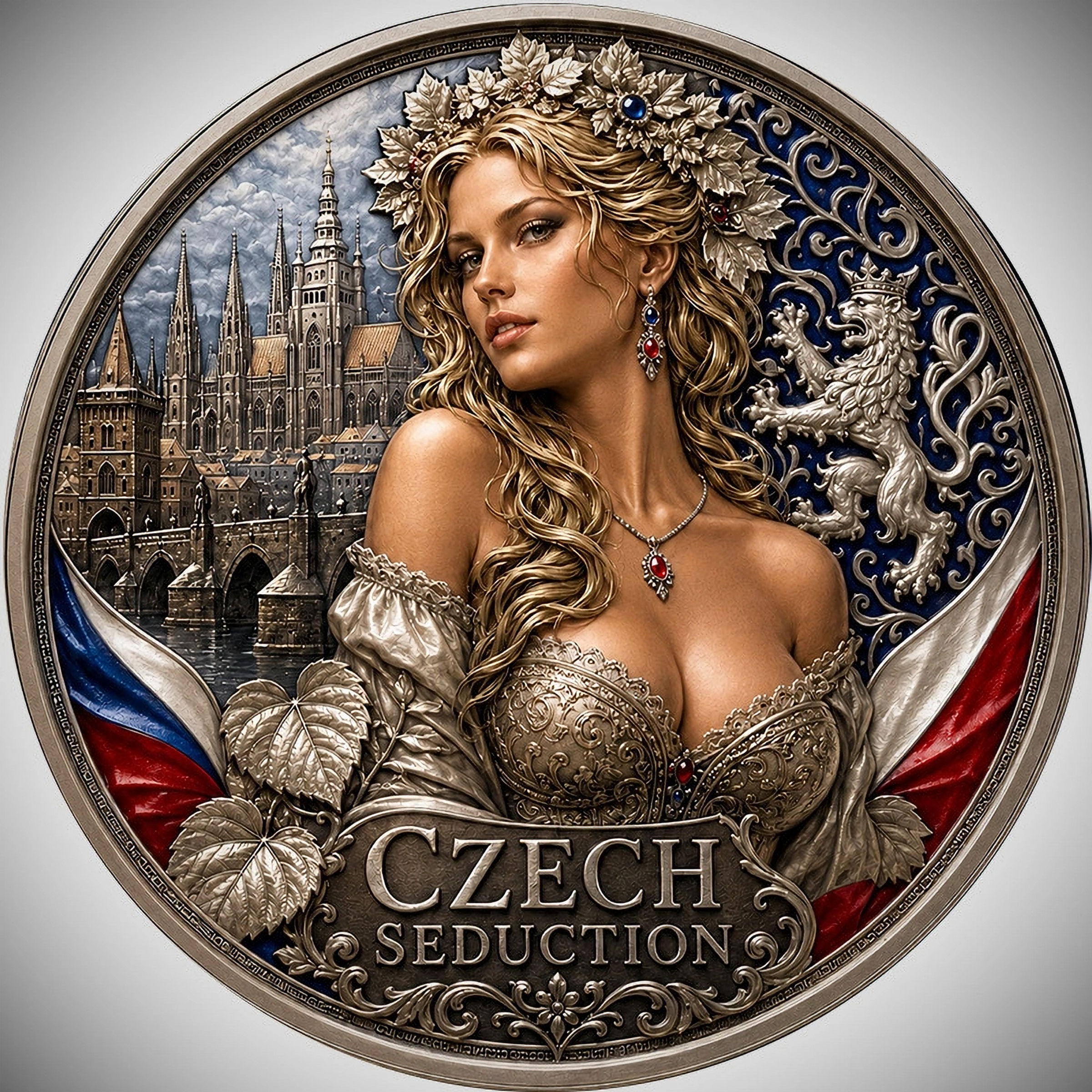 Czech Seduction: National Beauties 1 Oz .999 Copper Round Italy 2026