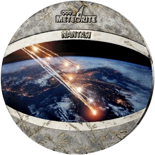 Miniature : NANTAN 1 Oz Meteorite Coin 1$ Niue 2024