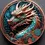 Thumbnail: Lunar Dragon Colorized 33g Copper Round in Card