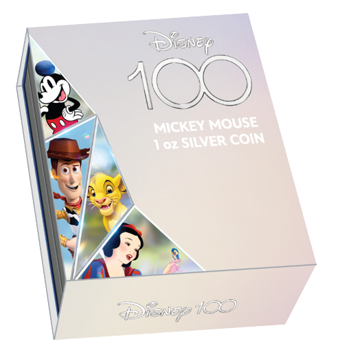 Miniatura: TOY STORY Disney 100 Years of Wonder 1 Oz Silver Coin 5$ Solomon Islands 2023
