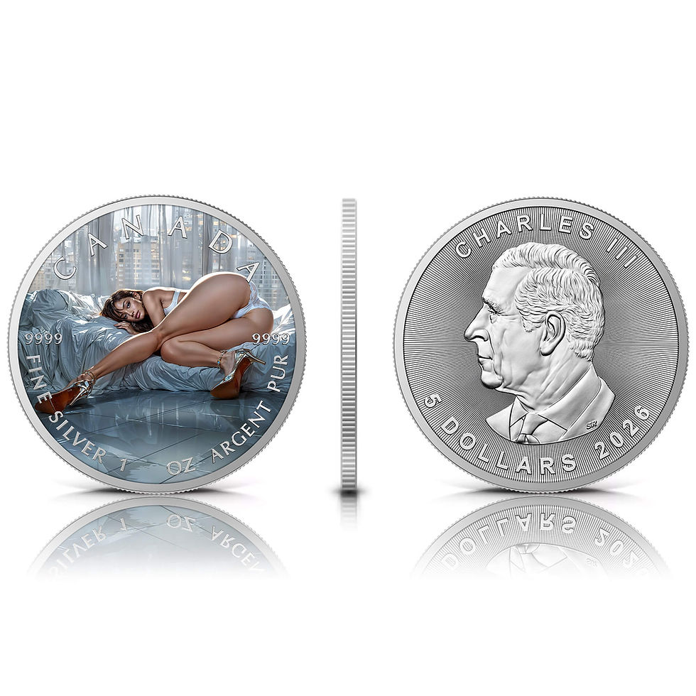 Miniatura: Silken Skyline - 1 oz 999.9 Silver Coin 5$ Canada 2026