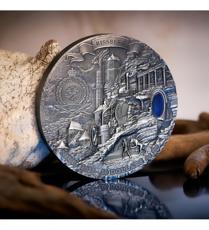 Miniatura: Season of Storms - The Witcher Book Series, 1kg Kilo High Relief Silver 2025