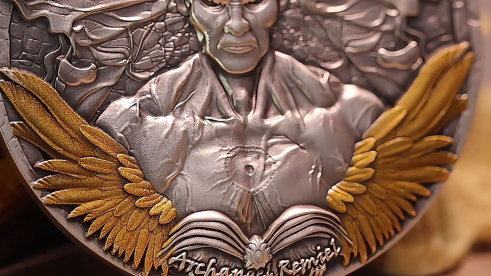 Miniature : Archangel Remiel: Celestial Guardians: The 7 Archangels 2oz Silver Cameroon 2025